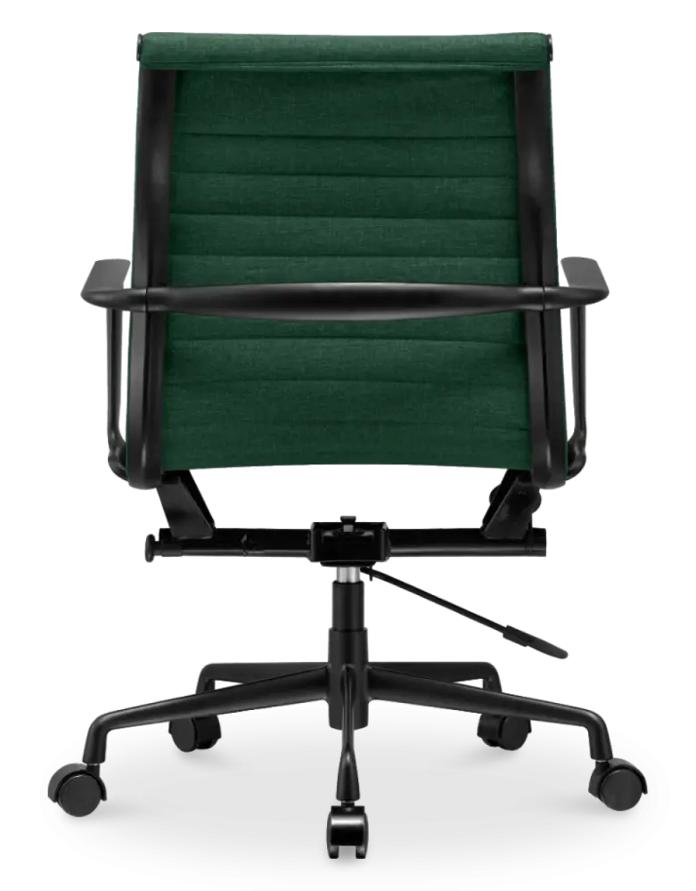 Cavel CD 117 Bureaustoel Groen Linnen | Zwart Frame