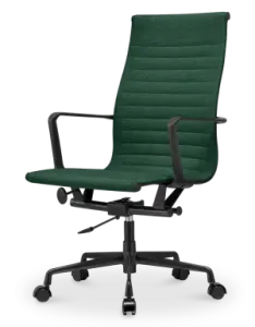 Cavel CD 119 Bureaustoel Groen Linnen | Zwart Frame