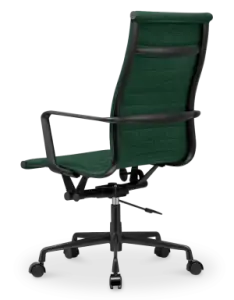 Cavel CD 119 Bureaustoel Groen Linnen | Zwart Frame