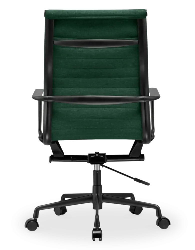 Cavel CD 119 Bureaustoel Groen Linnen | Zwart Frame