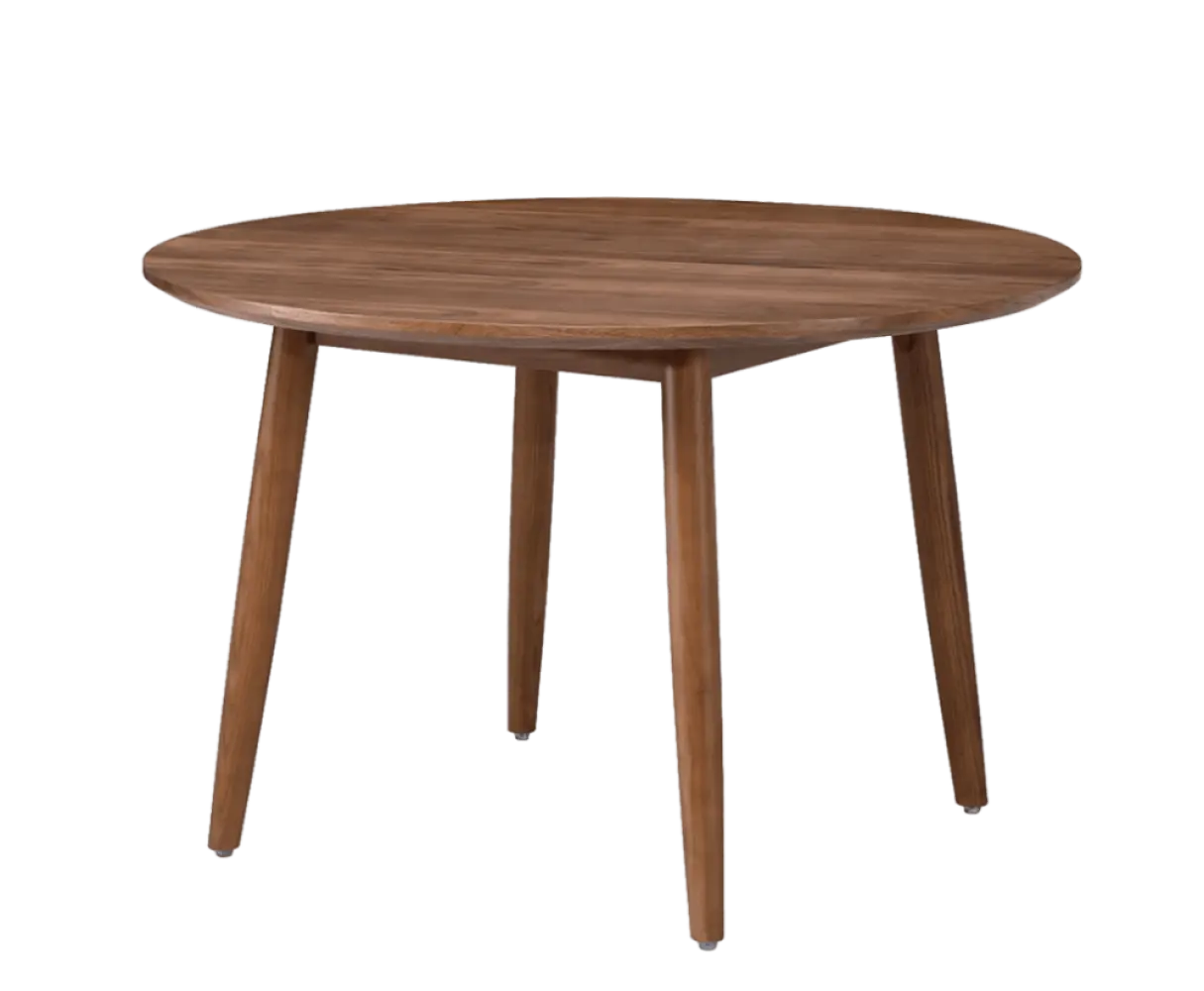 Eettafel Haner Rond Walnoot