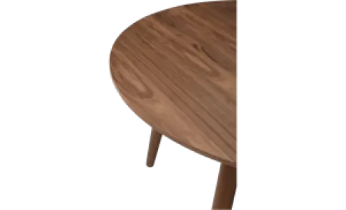 Eettafel Haner Rond Walnoot
