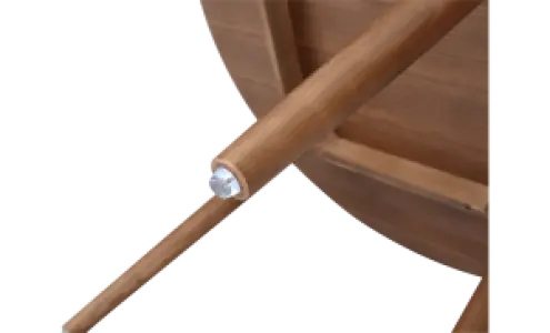 Eettafel Haner Rond Walnoot