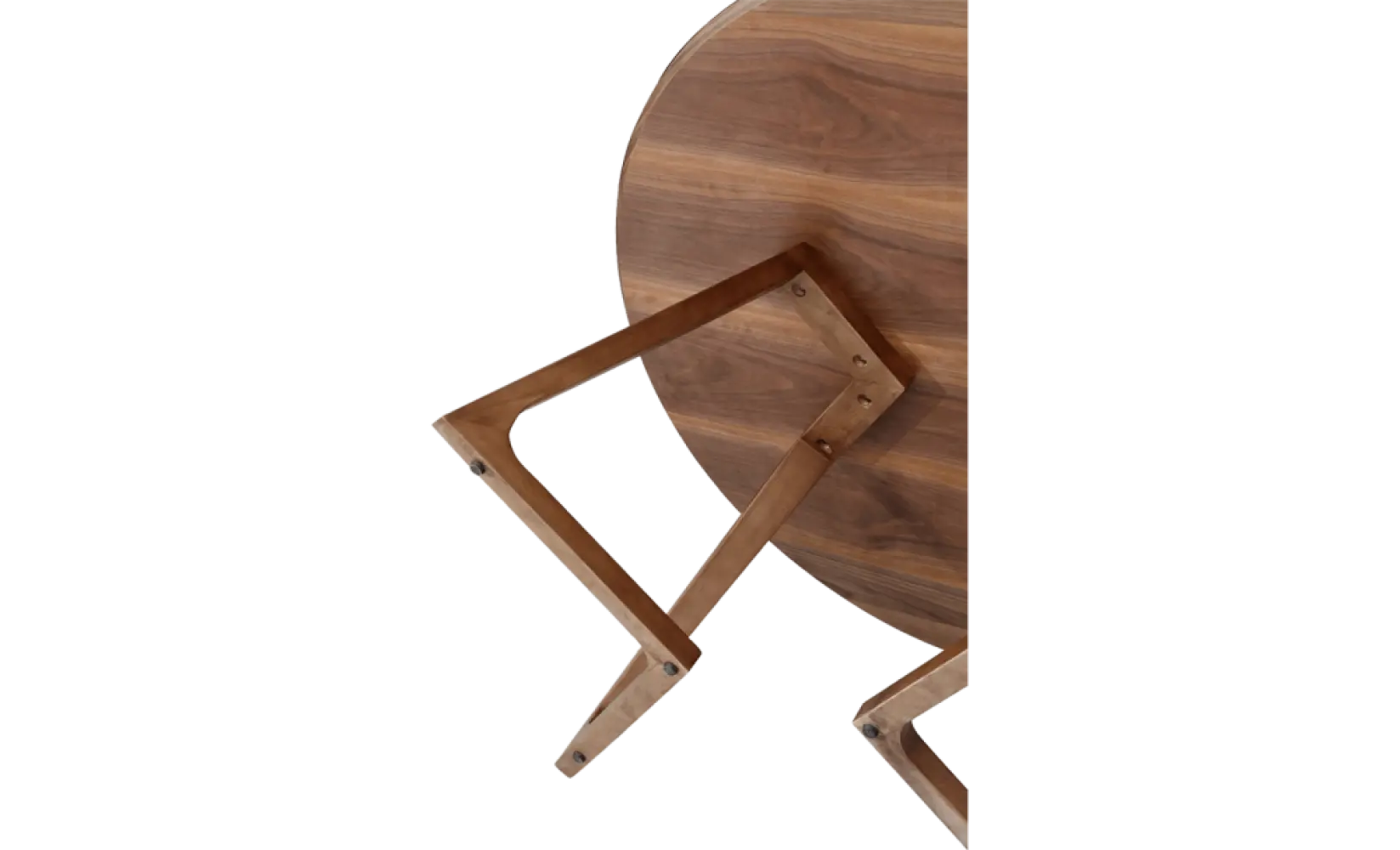 Eettafel Jensen Rond Walnoot