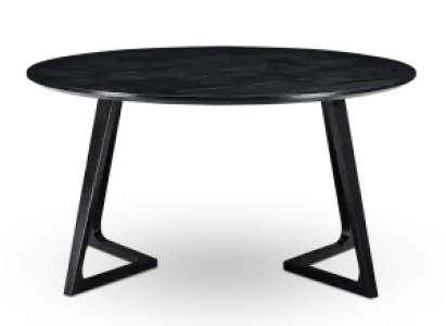 Eettafel Jensen Rond Zwart Essen