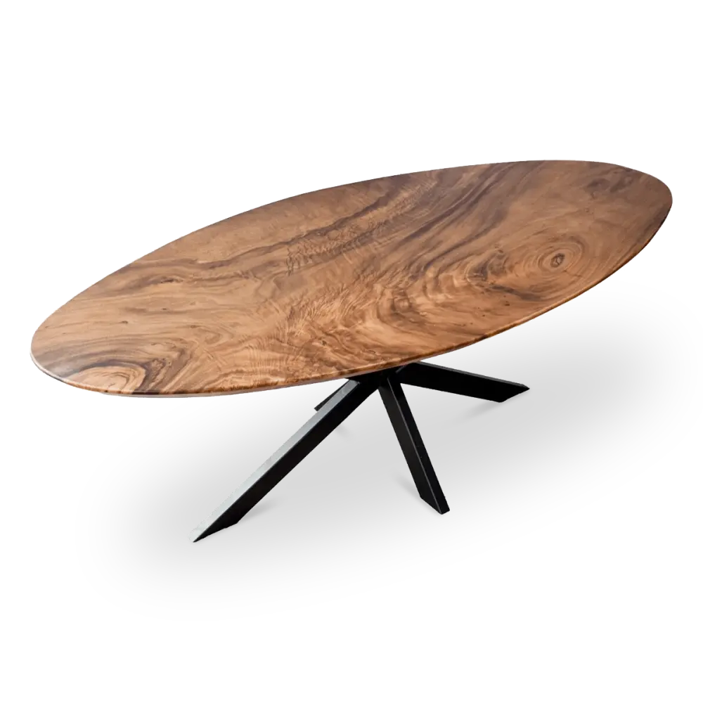 Cavel Ovale Notenhouten Tafel