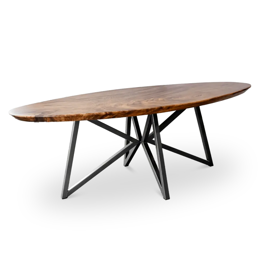 Cavel Ovale Notenhouten Tafel
