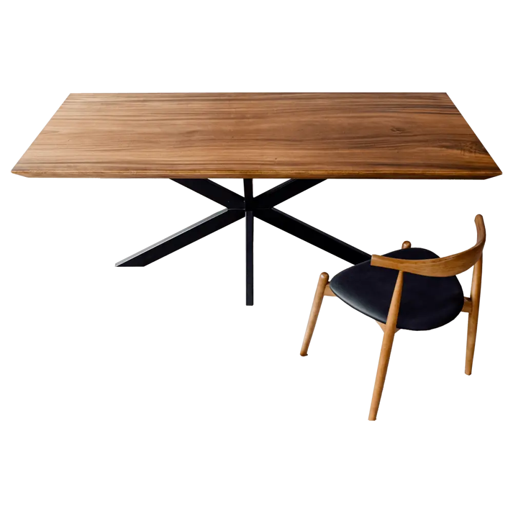Cavel Rechthoekige Notenhouten Tafel