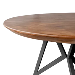 Cavel Ronde Notenhouten Tafel
