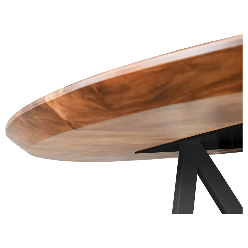Cavel Ronde Notenhouten Tafel