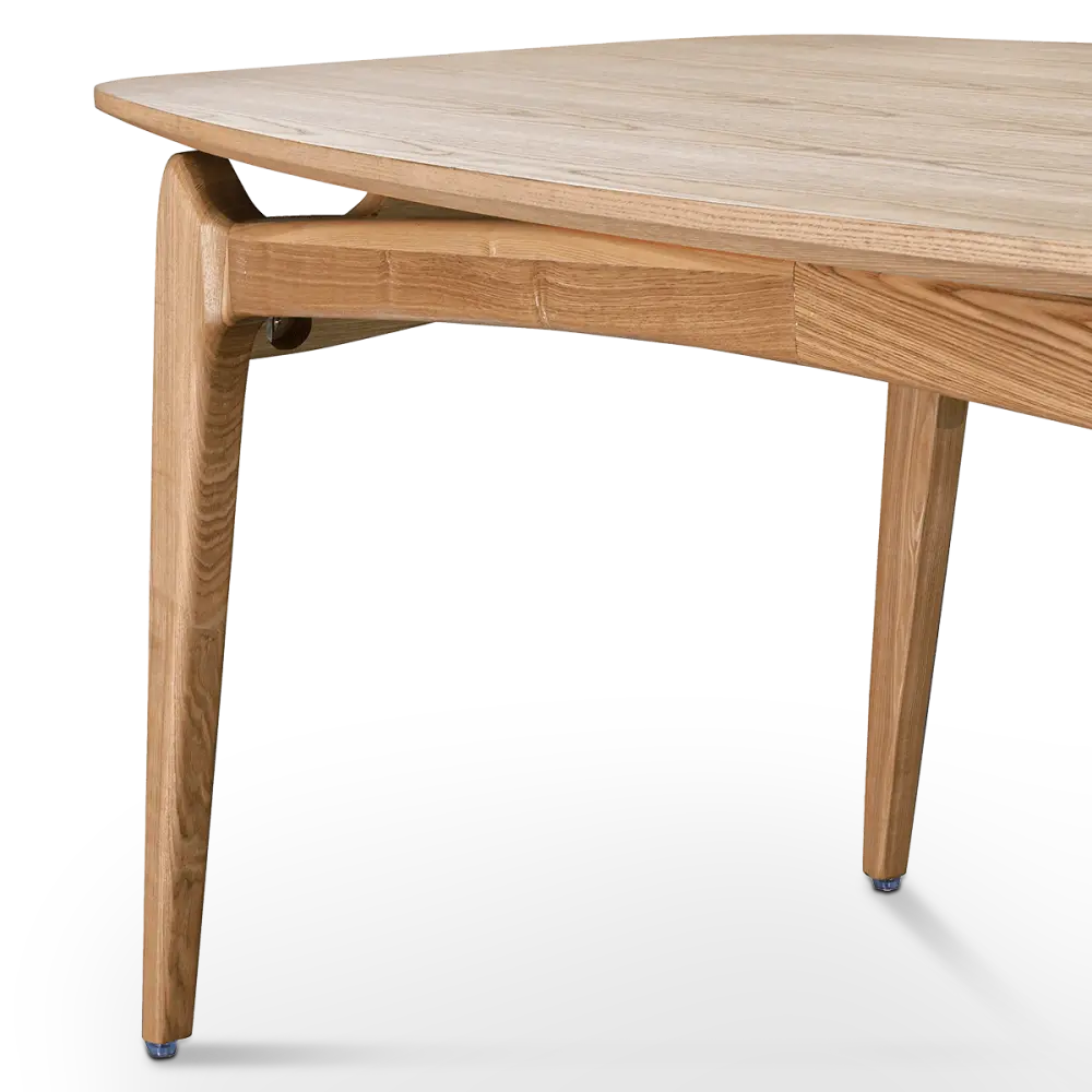 Eettafel Japandi Deens Ovaal Eiken