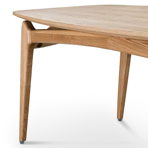 Eettafel Japandi Deens Ovaal Eiken