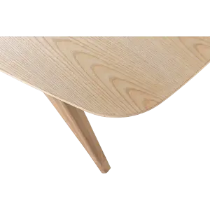 Eettafel Japandi Deens Ovaal Eiken