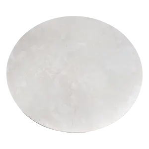 Ronde Tulip Eettafel Wit Keramiek | Naturel Onderstel