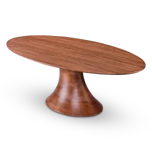 Ovale Tulip Eettafel | Walnoot