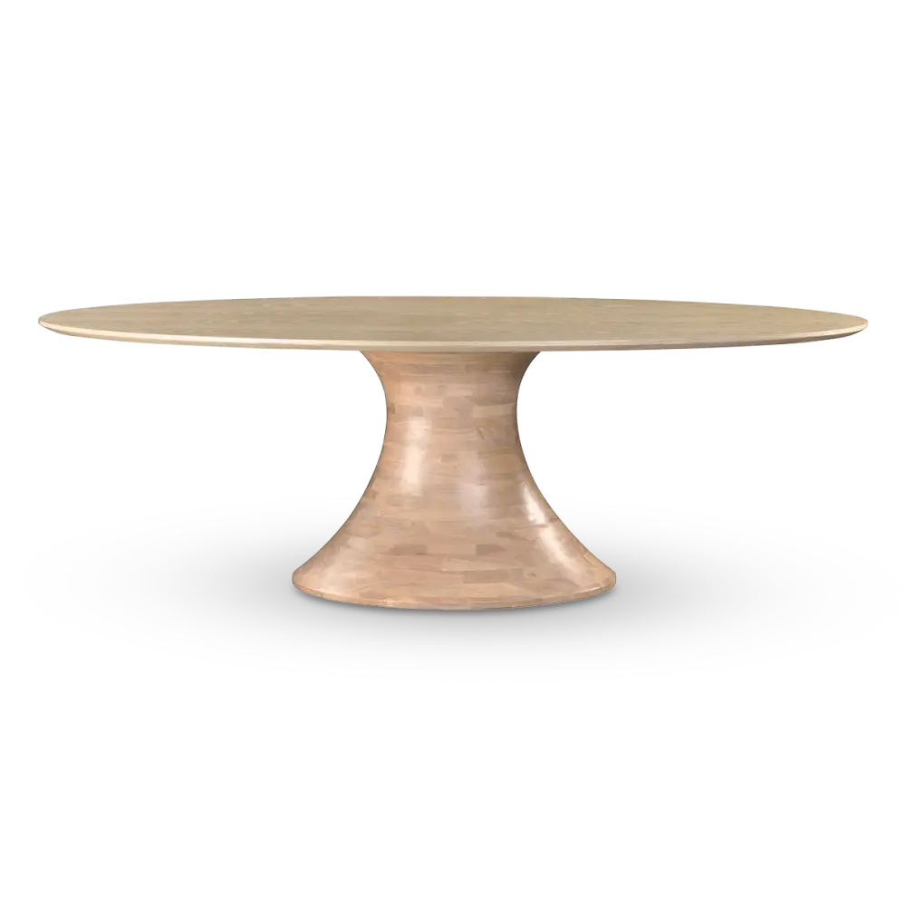 Ovale Tulip Eettafel | Naturel