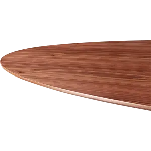 Ovale Tulip Eettafel | Walnoot