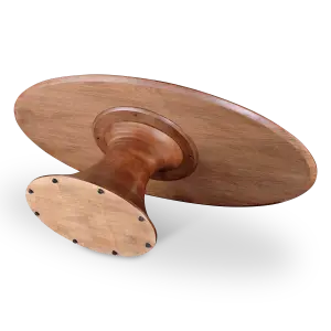 Ovale Tulip Eettafel | Walnoot
