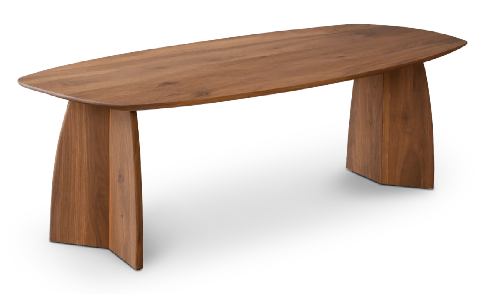Cavel Nordic Curve Eettafel | Massief Amerikaans Walnoot | Deens Ovaal
