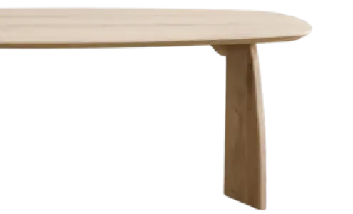 Cavel Nordic Curve Eettafel | Massief Eiken | Deens Ovaal