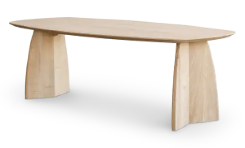 Cavel Nordic Curve Eettafel | Massief Eiken | Deens Ovaal