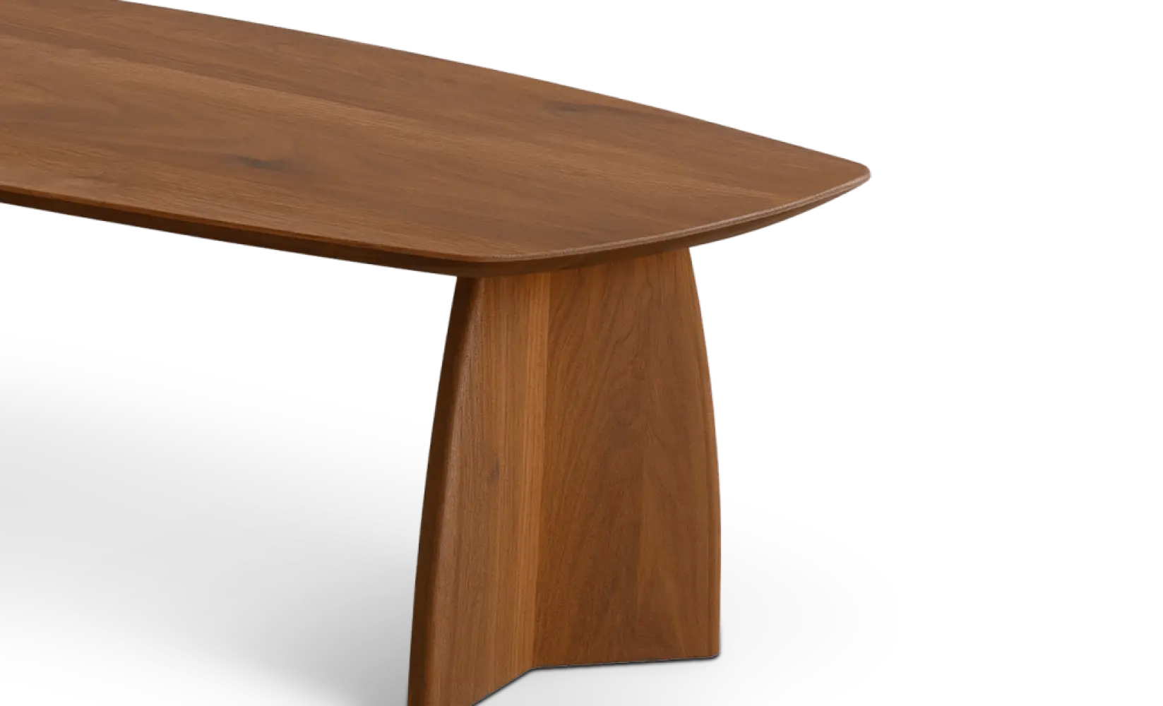 Cavel Nordic Curve Eettafel | Massief Amerikaans Walnoot | Deens Ovaal