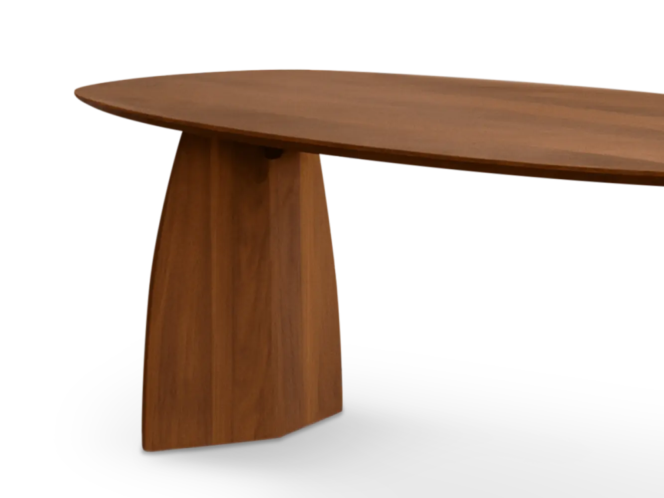 Cavel Nordic Curve Eettafel | Massief Amerikaans Walnoot | Deens Ovaal