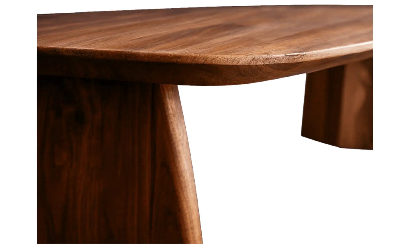 Cavel Nordic Curve Eettafel | Massief Amerikaans Walnoot | Deens Ovaal