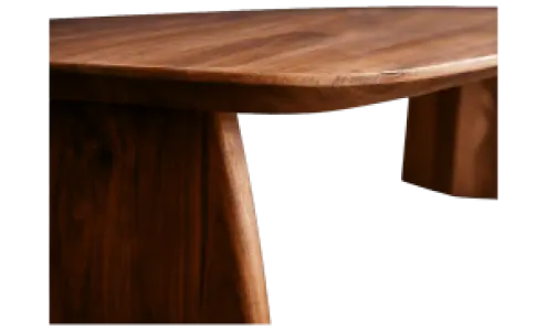 Cavel Nordic Curve Eettafel | Massief Amerikaans Walnoot | Deens Ovaal