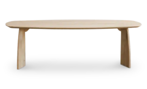 Cavel Nordic Curve Eettafel | Massief Eiken | Deens Ovaal