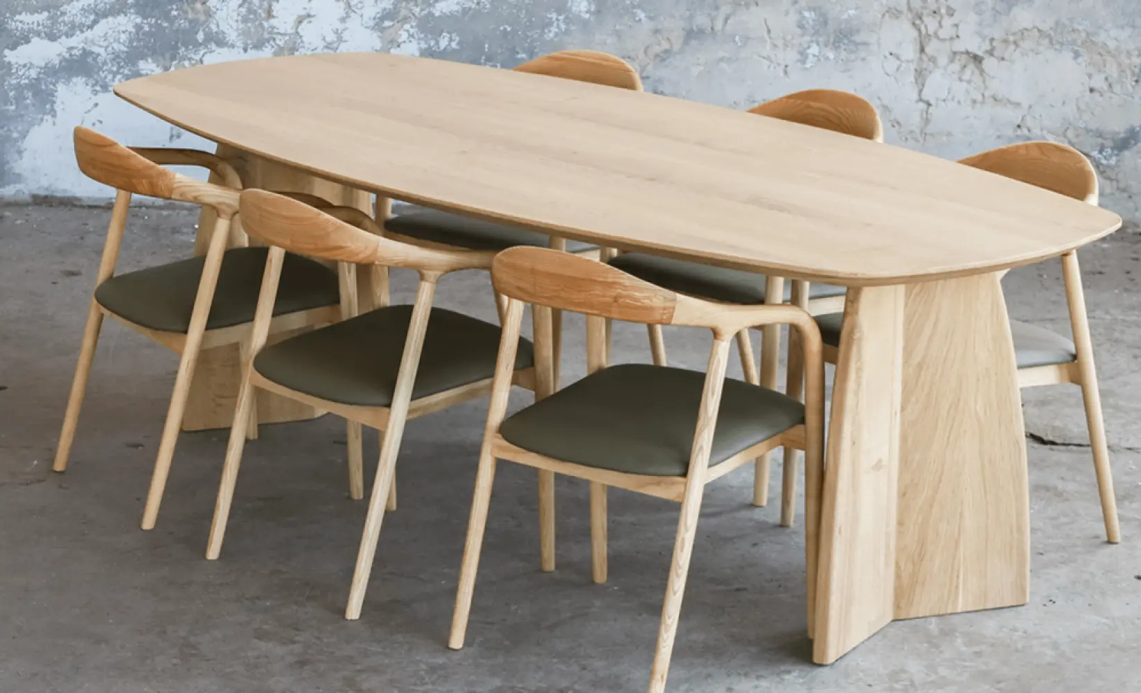 Cavel Nordic Curve Eettafel | Massief Eiken | Deens Ovaal