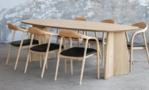 Cavel Nordic Curve Eettafel | Massief Eiken | Deens Ovaal