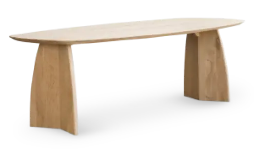 Cavel Nordic Curve Eettafel | Massief Eiken | Deens Ovaal