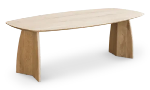 Cavel Nordic Curve Eettafel | Massief Eiken | Deens Ovaal