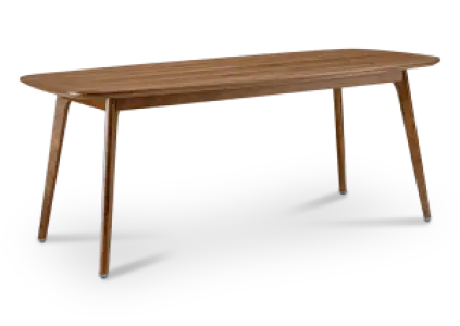Deens Ovale Eettafel Haner Walnoot | 190 x 95 cm