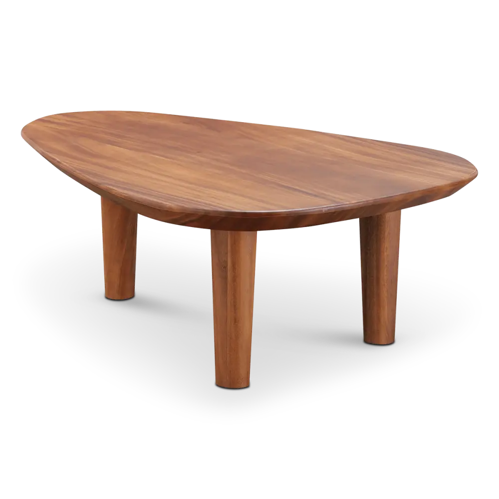 Cavel Kiezel Notenhouten Salontafel