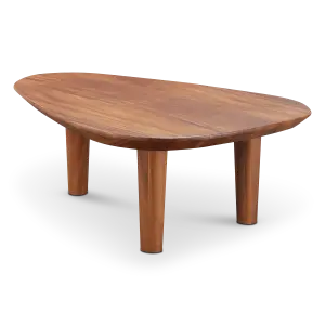 Cavel Kiezel Notenhouten Salontafel