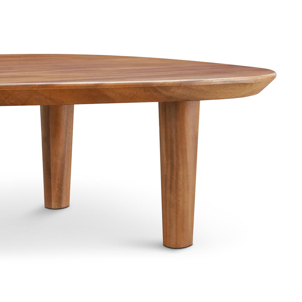 Cavel Kiezel Notenhouten Salontafel