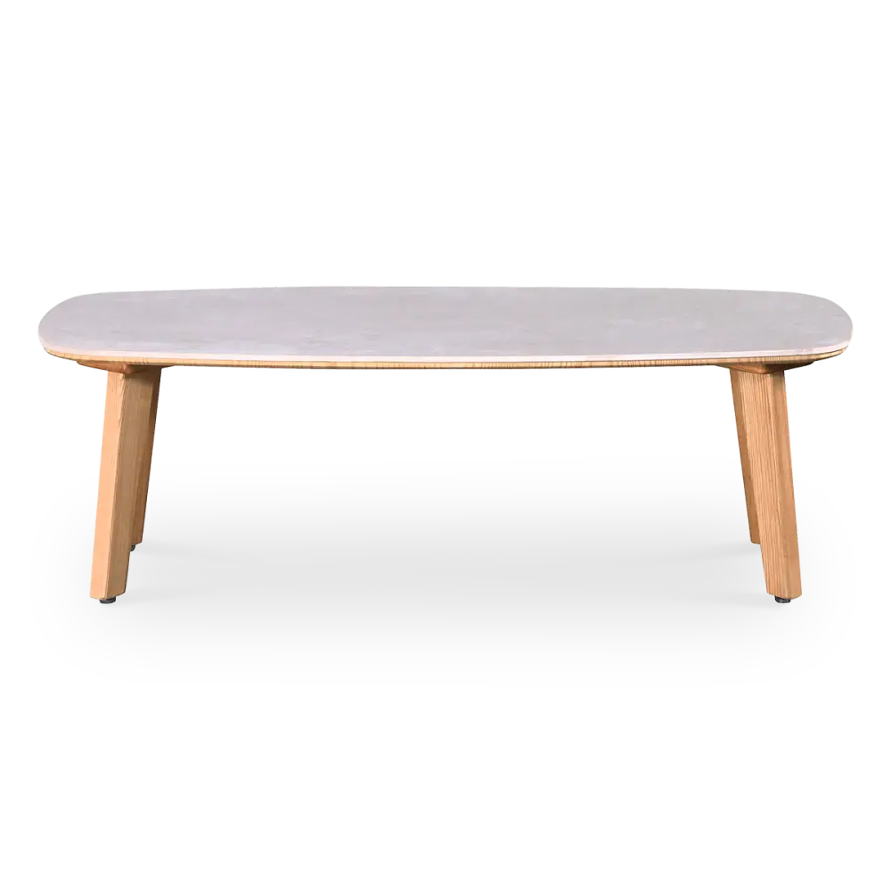 Salontafel Baron Deens Ovaal Wit Keramiek | Essen Poten