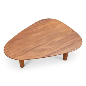 Cavel Kiezel Notenhouten Salontafel