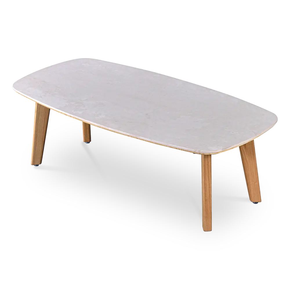 Salontafel Baron Deens Ovaal Wit Keramiek | Essen Poten