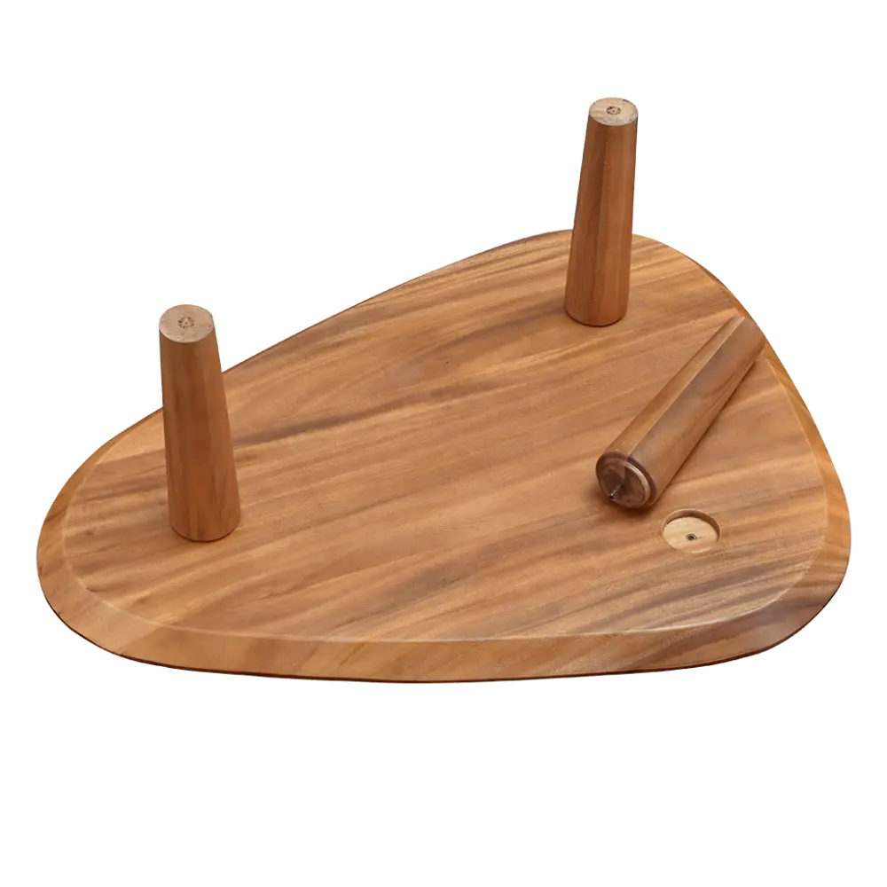 Cavel Kiezel Notenhouten Salontafel