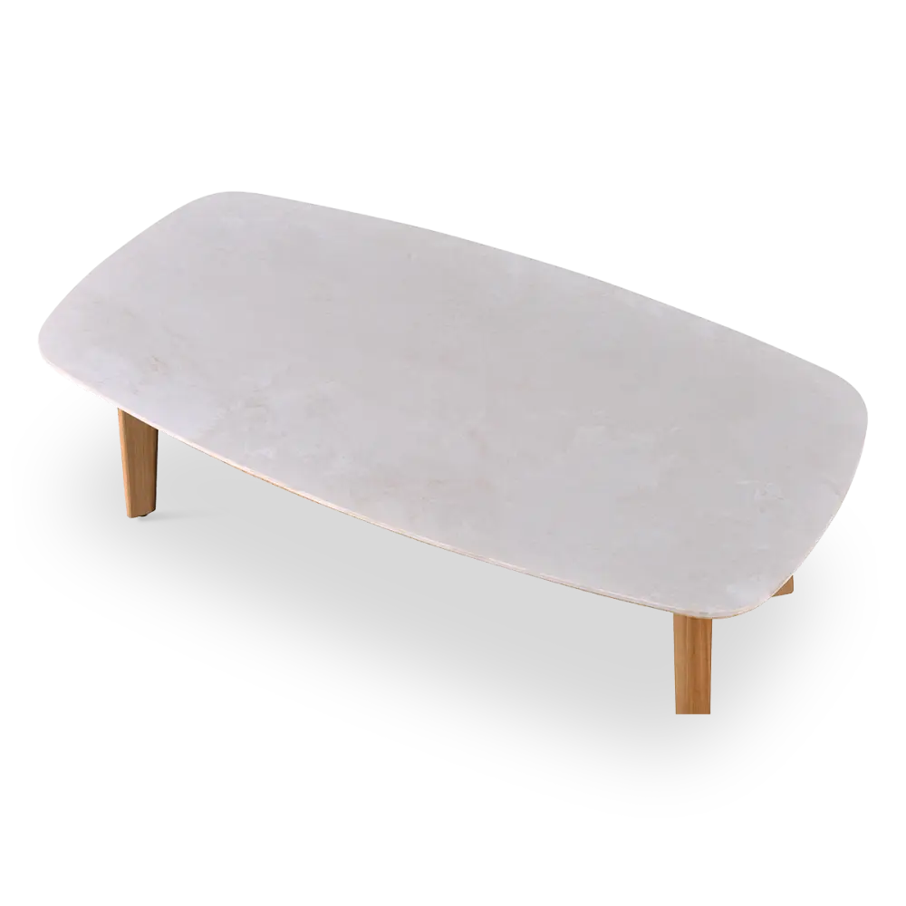 Salontafel Baron Deens Ovaal Wit Keramiek | Essen Poten
