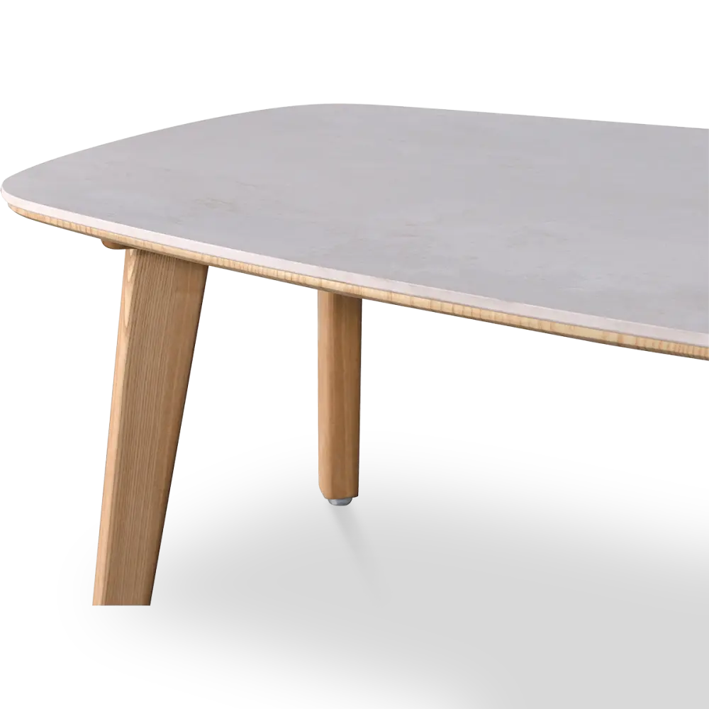 Salontafel Baron Deens Ovaal Wit Keramiek | Essen Poten