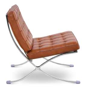 Paviljoen Chair Luxe Volleer Cognac/Bruin
