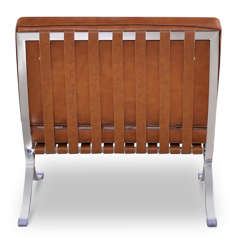 Paviljoen Chair Luxe Volleer Cognac/Bruin