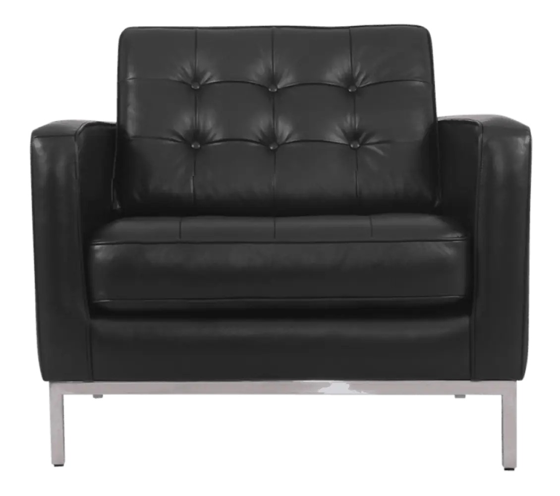 Italo Chair Zwart Leer