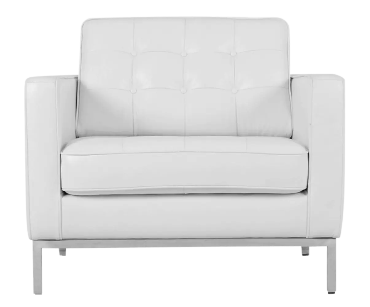 Italo Chair Wit Leer