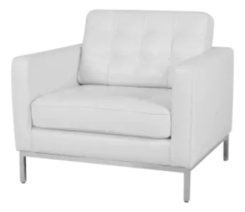 Italo Chair Wit Leer