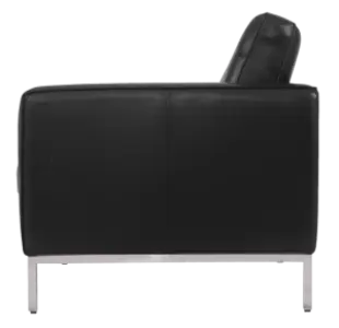 Italo Chair Zwart Leer